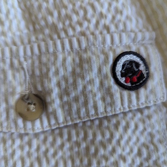 Southern Proper - The Seersucker Short in Tan (Men's XL) - Picture 6 of 8